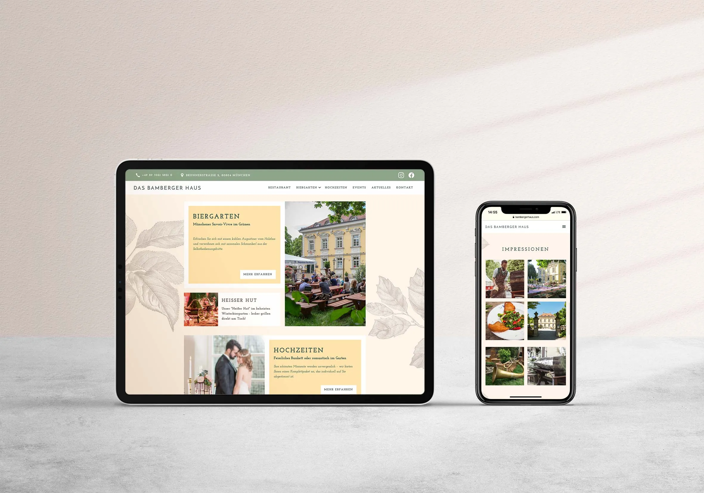 Bamberger Haus Website Development