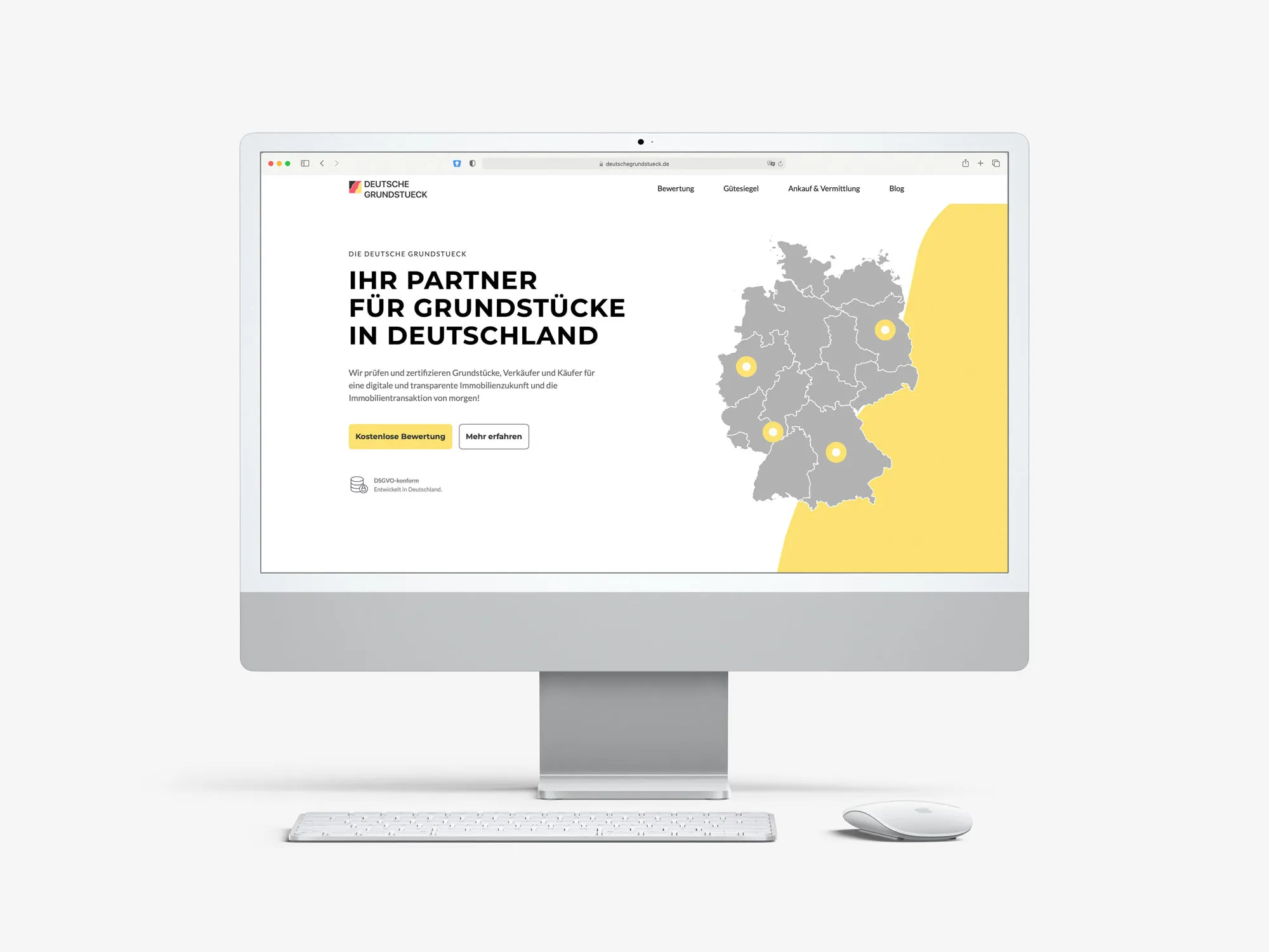 Deutsche Grundstück Website