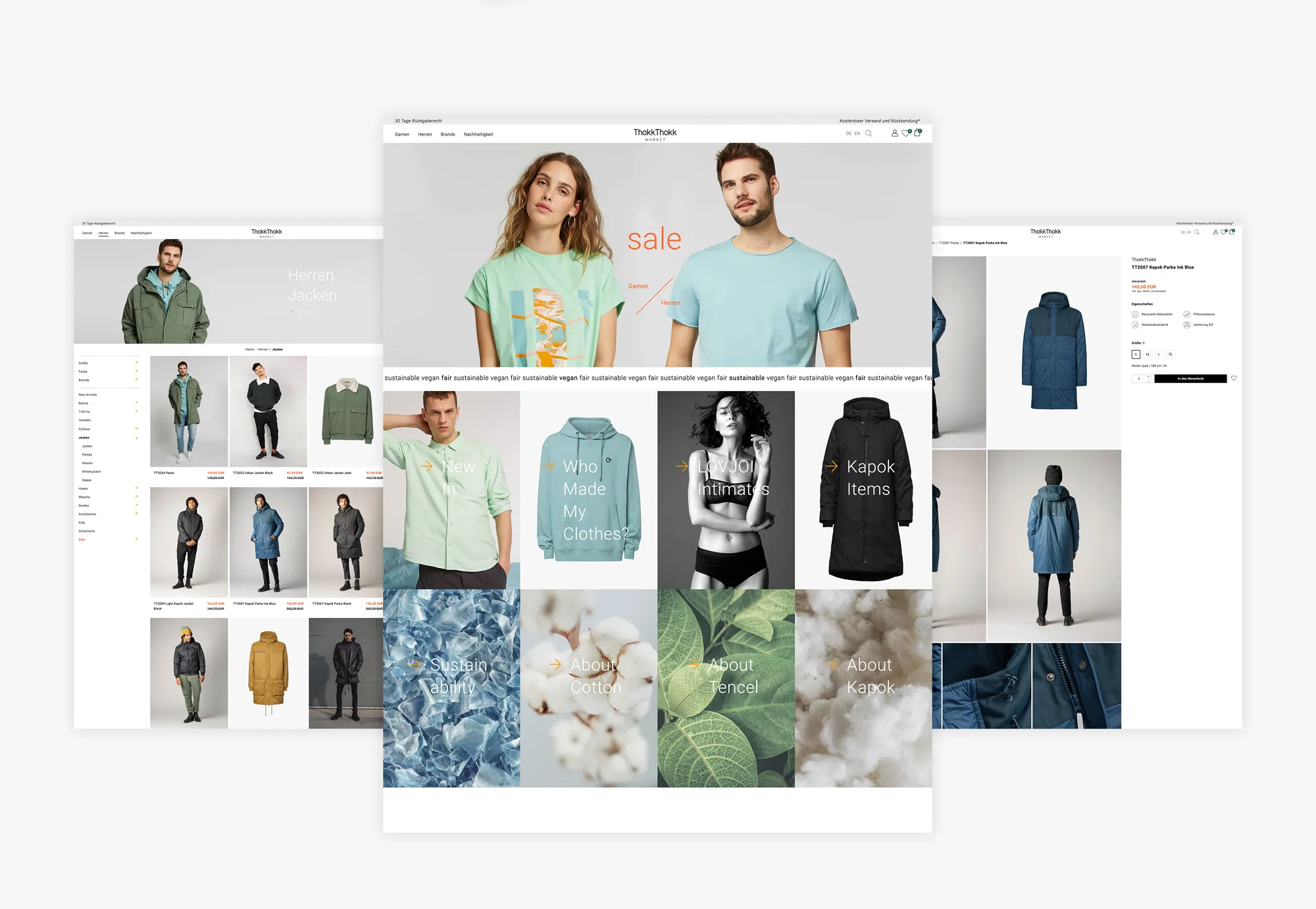 Redesign ThokkThokk Market Ecommerce Shop
