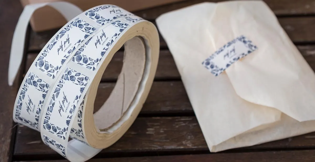 Packaging Design for pöf pöf jewellery