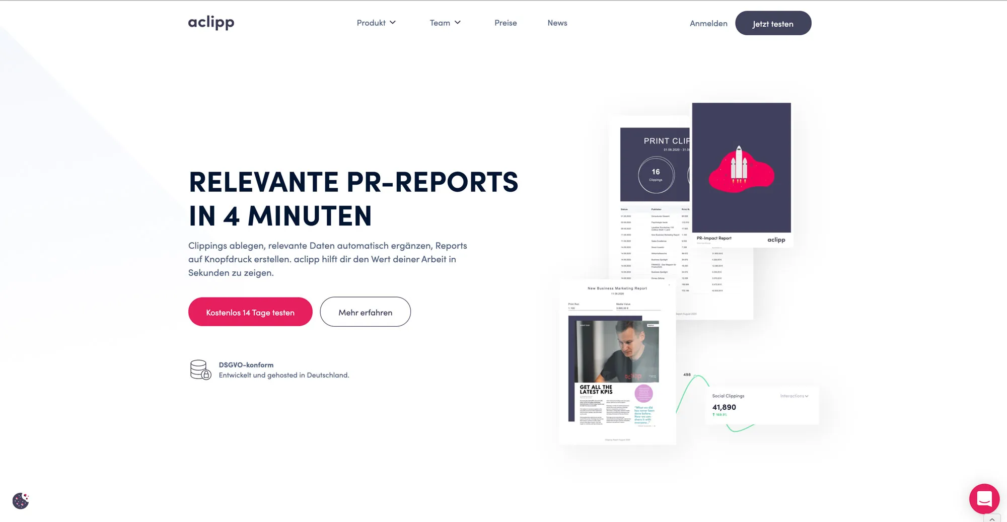 aclipp SaaS Website